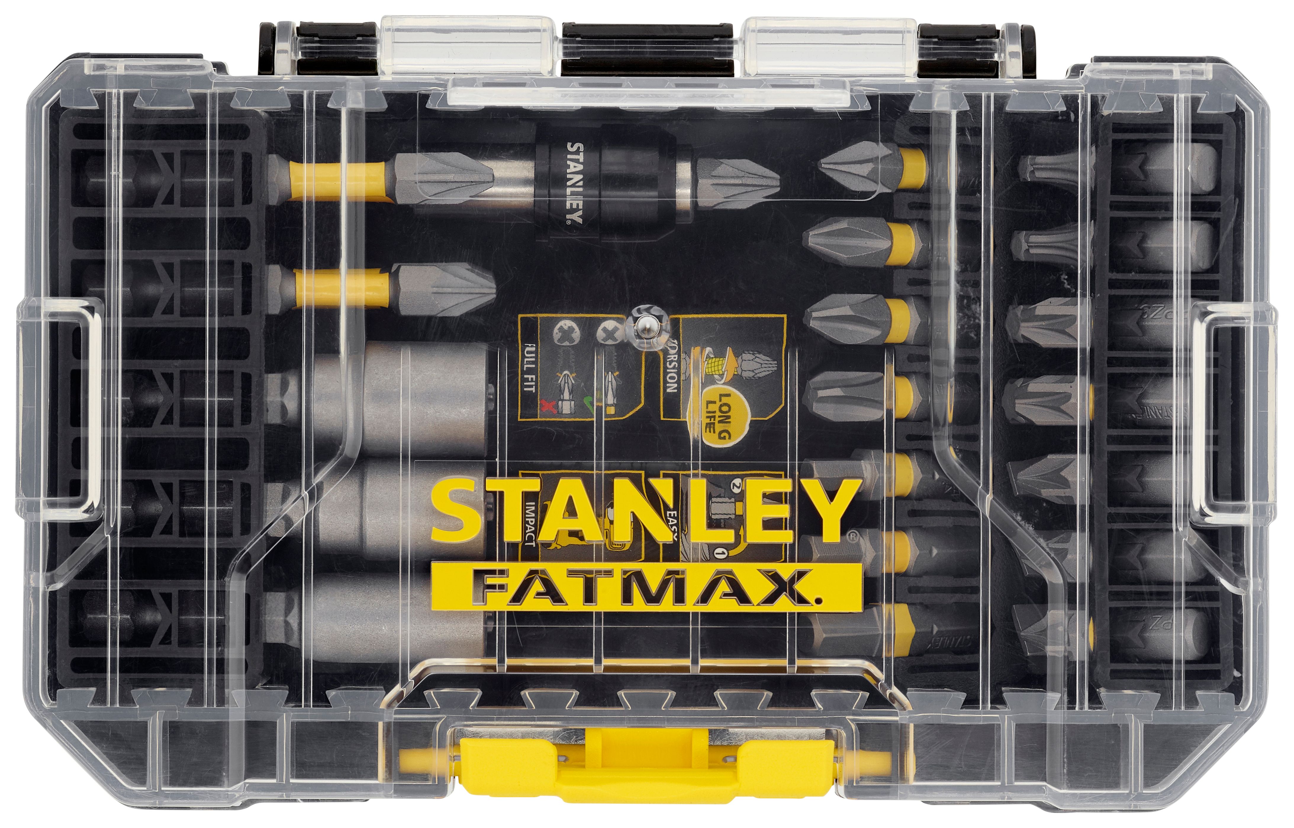 Image of Stanley Fatmax STA88557-XJ 32 Piece Impact Torsion Screwdriver Bit Set - 25mm