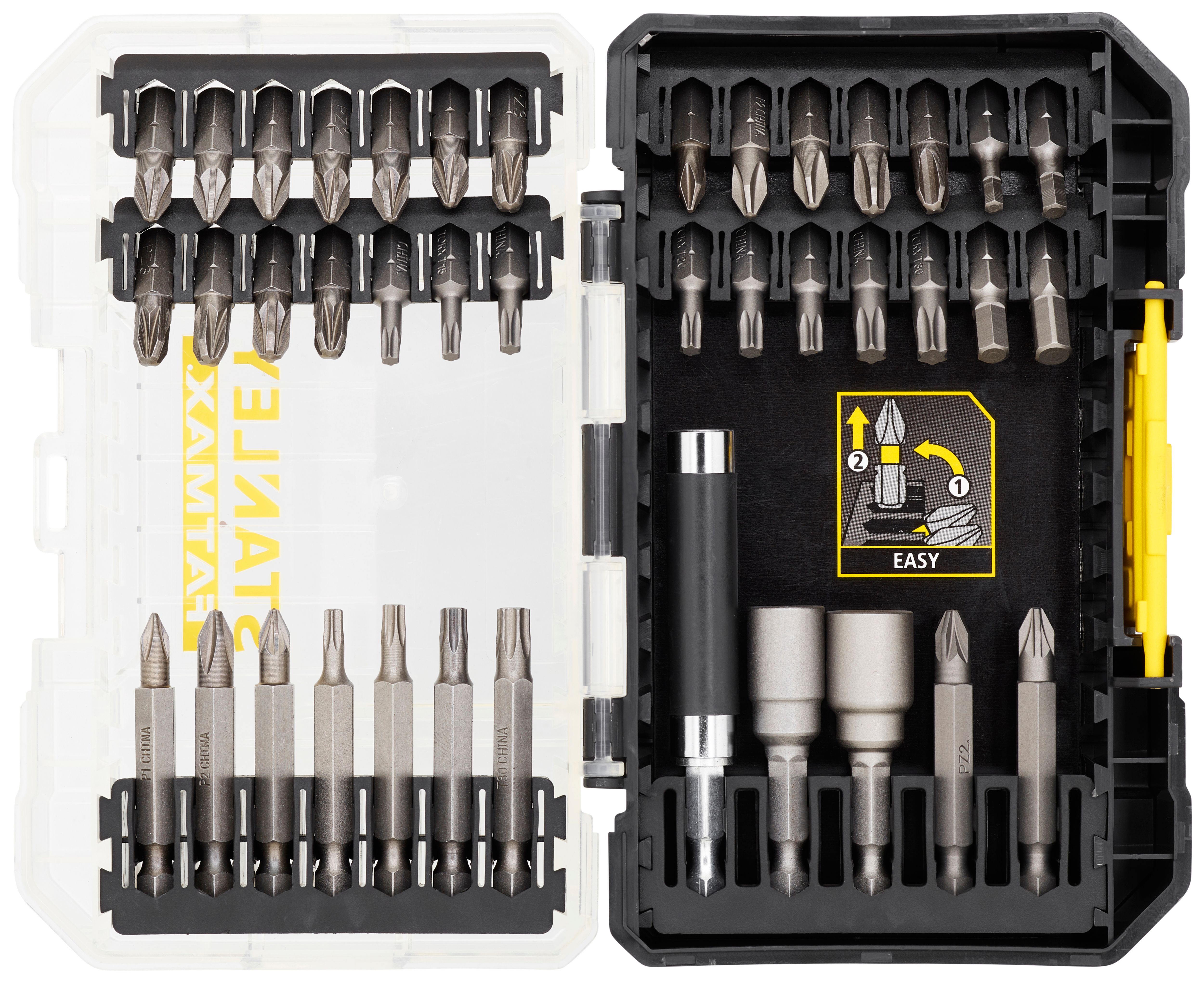 Image of Stanley Fatmax STA88560-XJ 40 Piece Standard Screwdriver Bit Set