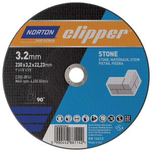 Norton Clipper Stone Cutting Disc - 230mm