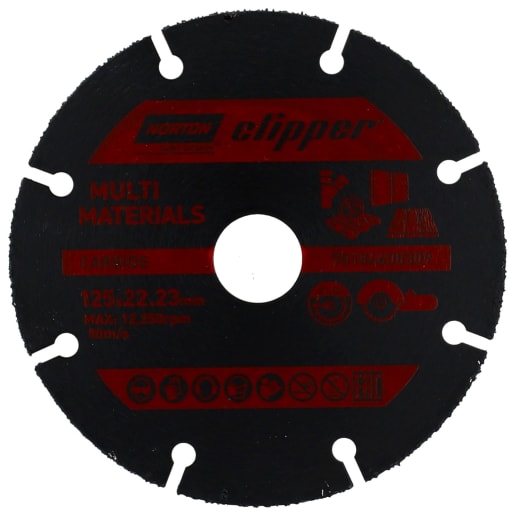 Norton Clippper Multi Material Disc - 115 x