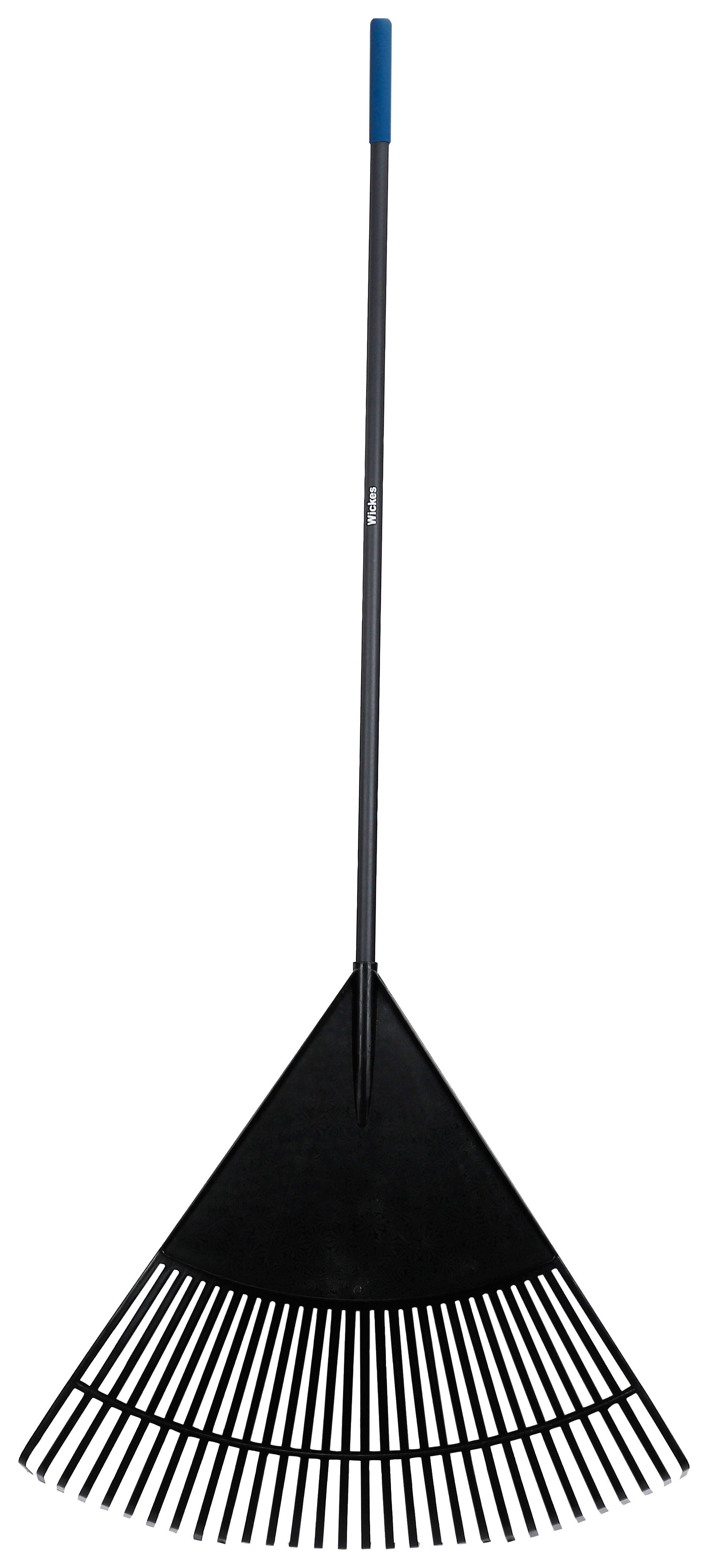 Wickes Fibreglass Handle Leaf Rake - 1500mm