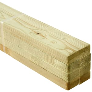 Treated Sawn Kiln Dried Timber - 19 x 38 x 3600m - Pack of 8
