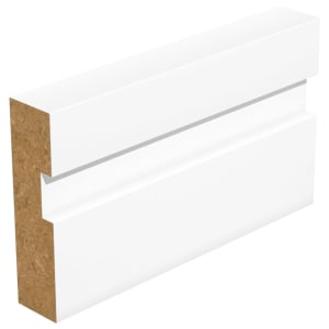 Grooved Square Edge MDF Architrave - 18mm x 69mm x 2.1m - Pack of 5