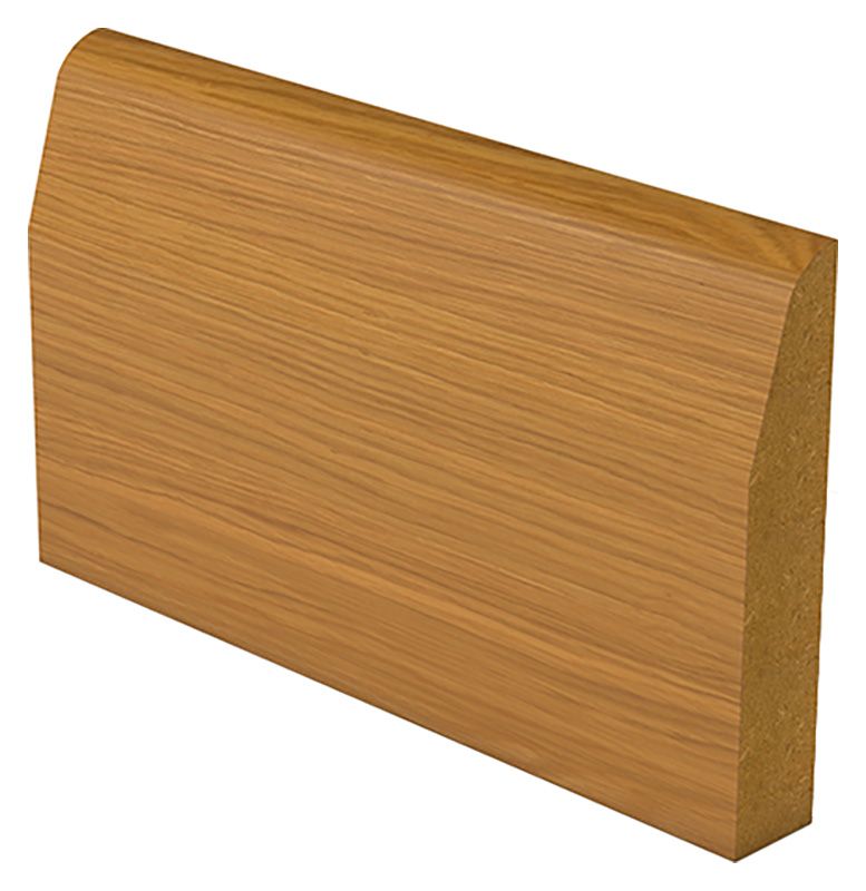 Image of Wickes Chamfered Oak Veneer Architrave - 18 x 69 x 2100mm - Pack of 5