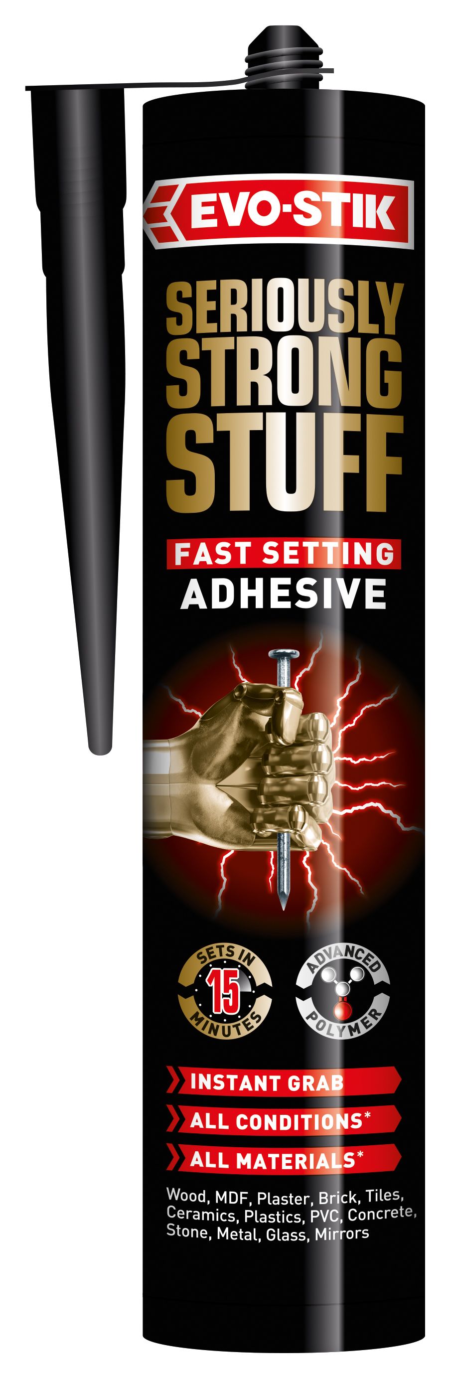 Image of EVO-STIK Seriously Strong Stuff Fast Setting Adhesive - 290ml