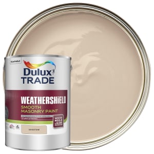 Dulux Trade Weathershield Smooth Masonry Paint - Sandstone 5L