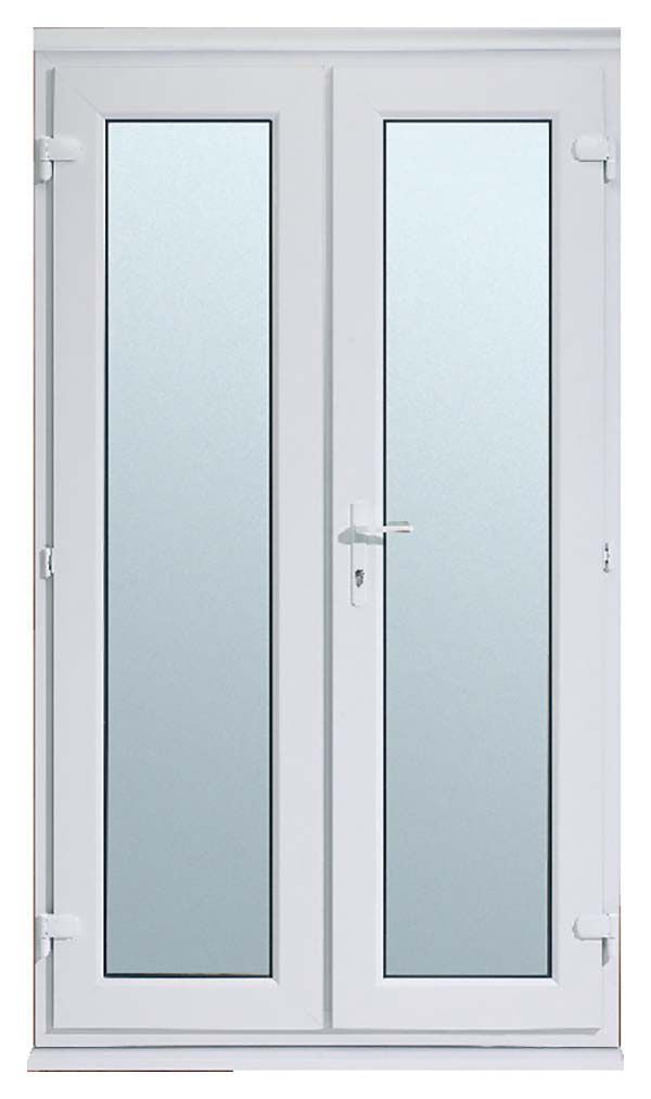 Image of UPVC Double Glazed French Doors Outward Opening - 1190 x 2090mm