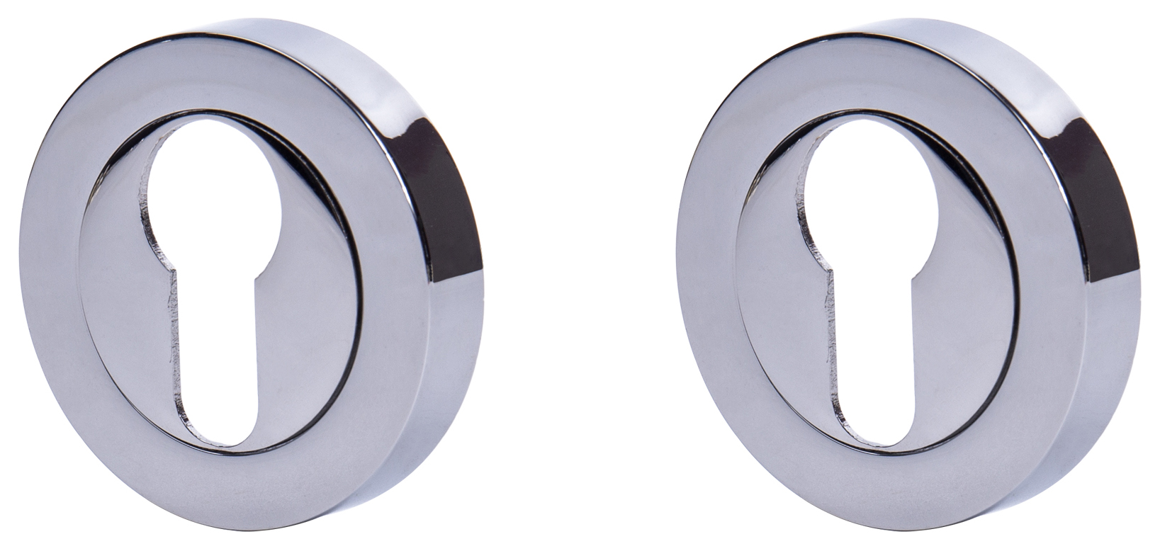 Image of Euro Escutcheon Chrome - 51mm