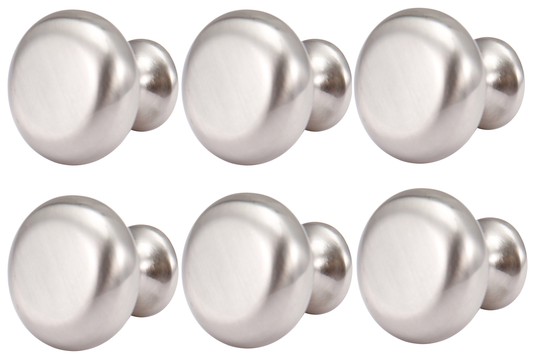 Circle Cabinet Knob Antique Brass 30mm - Pack of 6