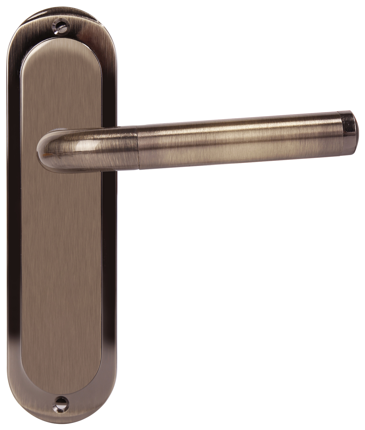 Madrid Black Nickel Latch Door Handle - 1 Pair