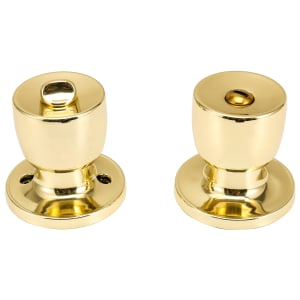 Image of Privacy Door Knob Polished Brass - 1 Pair
