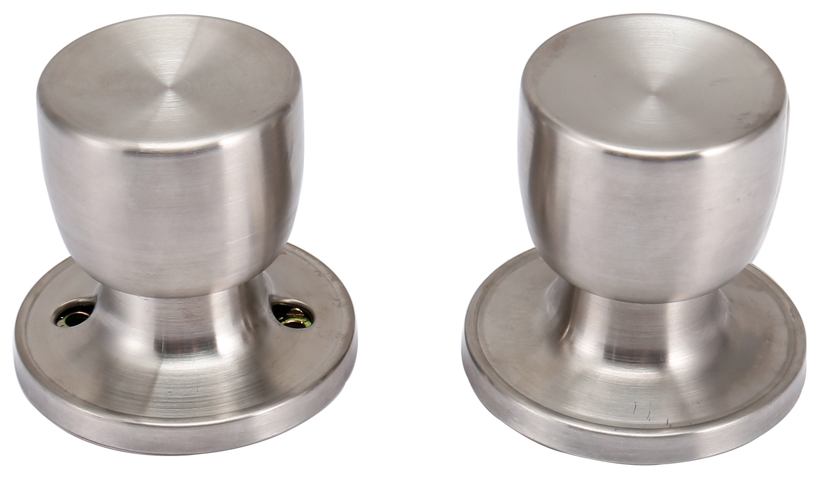 Passage Satin Nickel Door Knob - 1 Pair