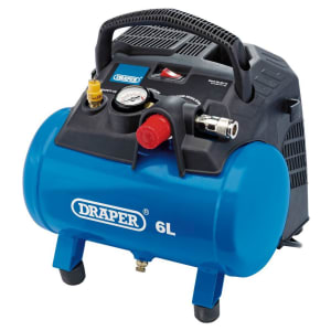 Draper DA6/180 1.5hp 6L Oil Free Compressor - 1.2 kw