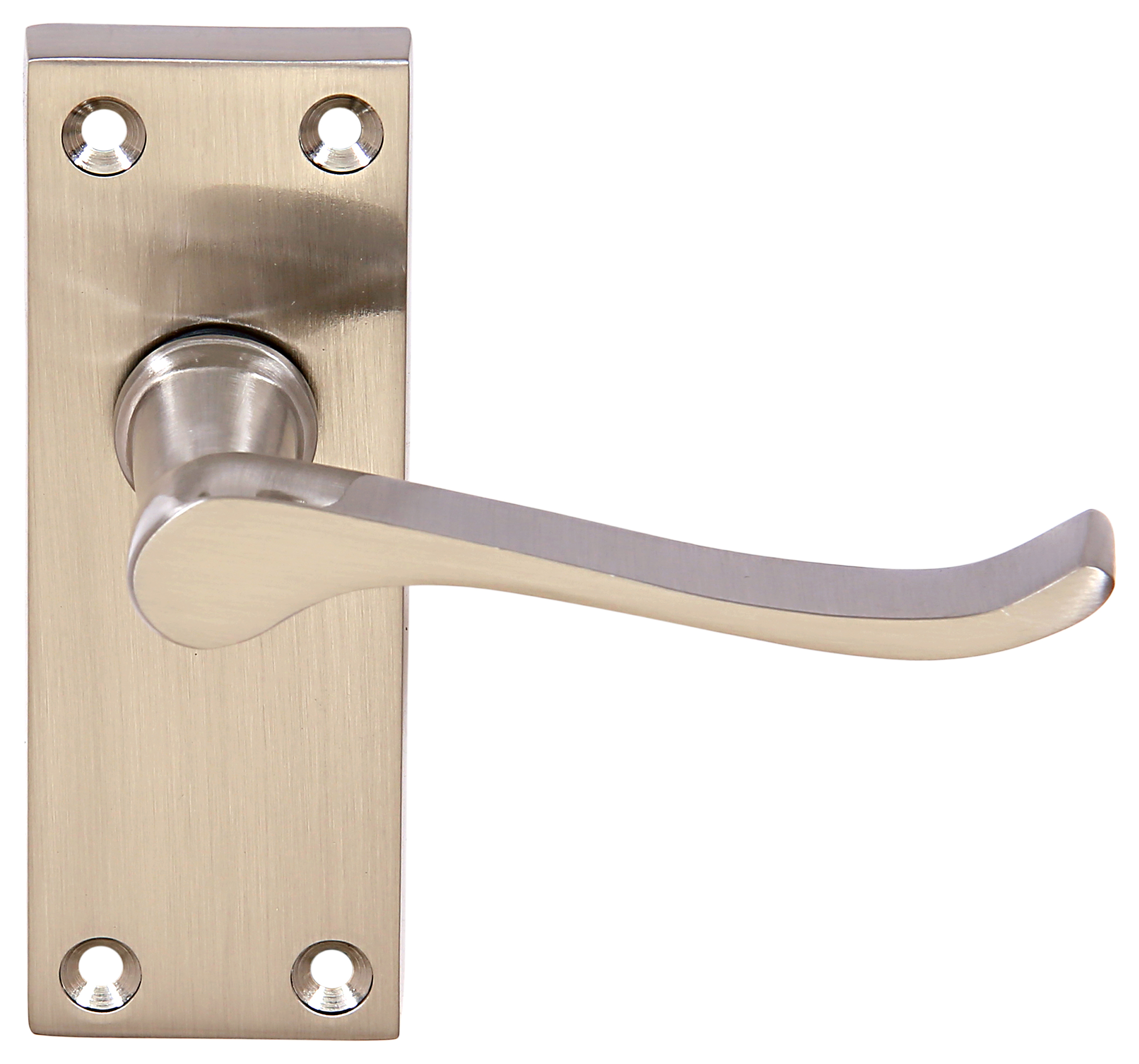 Straight Cabinet Handle Satin Nickel 140mm - Pack of 2