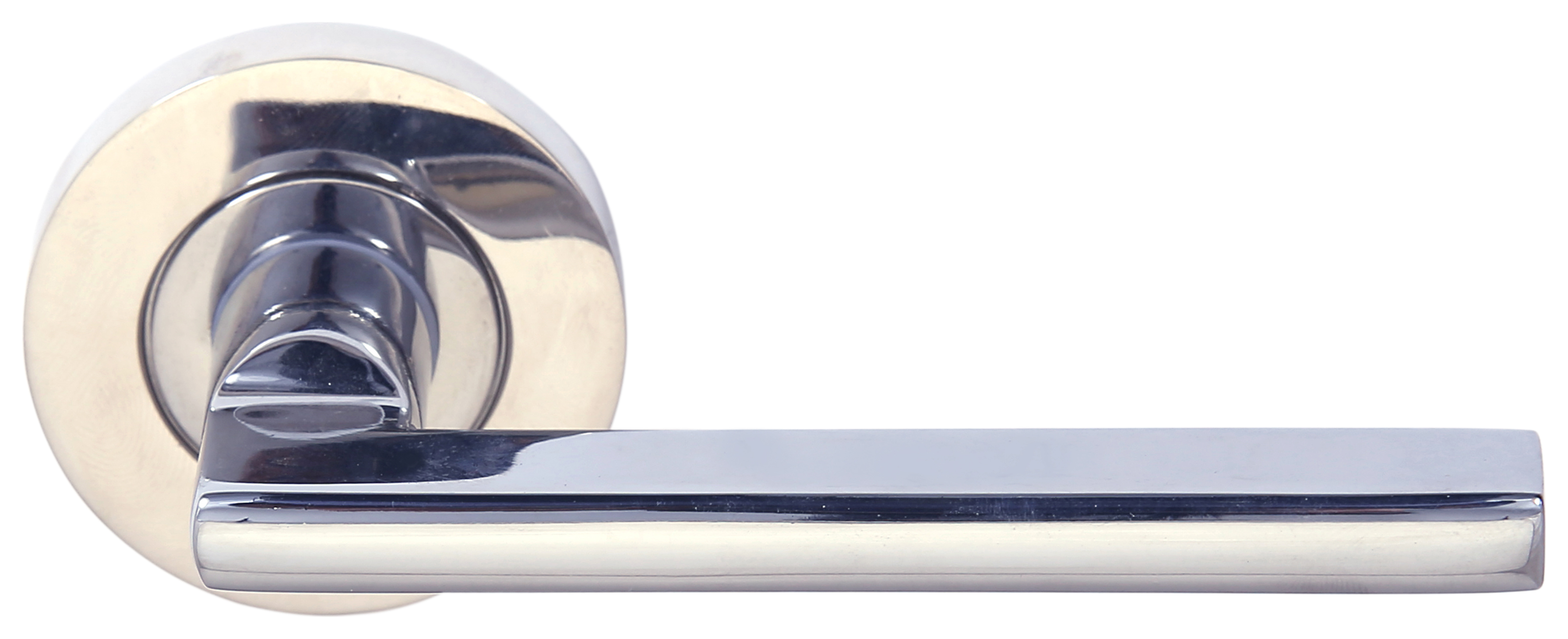 Tokyo Chrome Round Rose Door Handle - 1 Pair