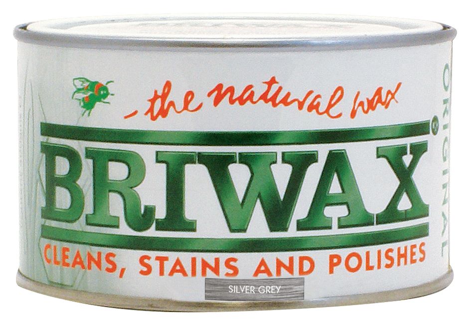 Image of Briwax Original Beeswax - Silver Grey - 400g