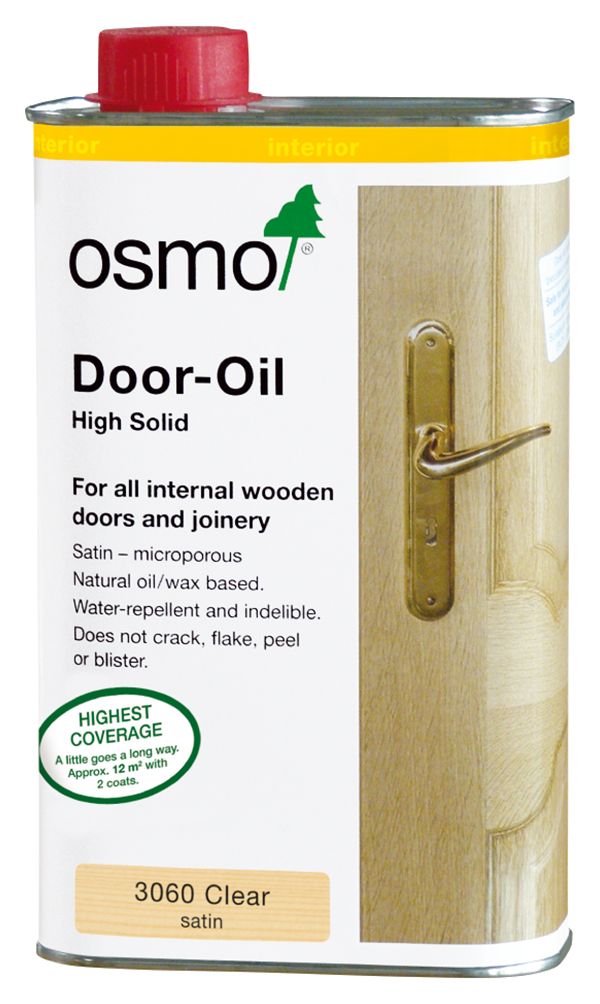 Osmo Satin Clear Door Oil - 1L