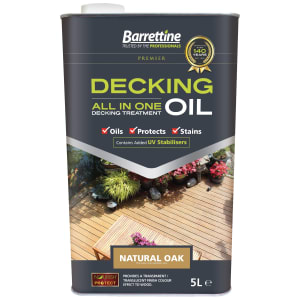 Barrettine All In One Decking Oil - Natural Oak - 5L