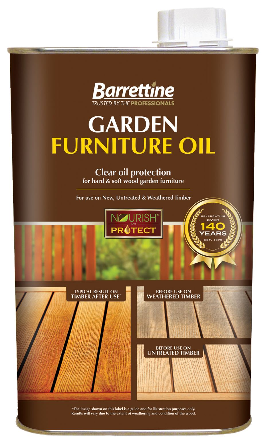 Barrettine Garden Furniture Oil - 1L