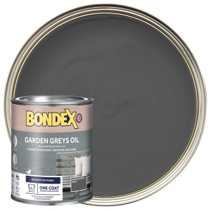 Bondex Garden Greys Furniture Oil - Dark Natural Grey - 0.75L