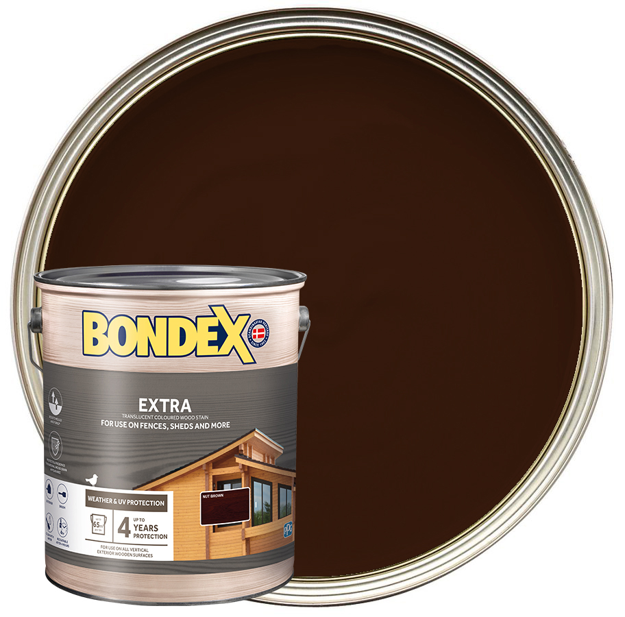 Image of Bondex Extra Wood Protection - Nut Brown - 5L
