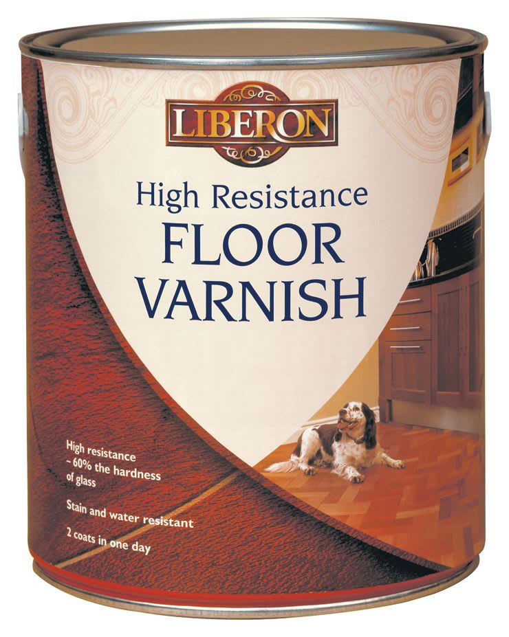 Liberon High Resistance Floor Varnish Satin 2.5L Wickes.co.uk