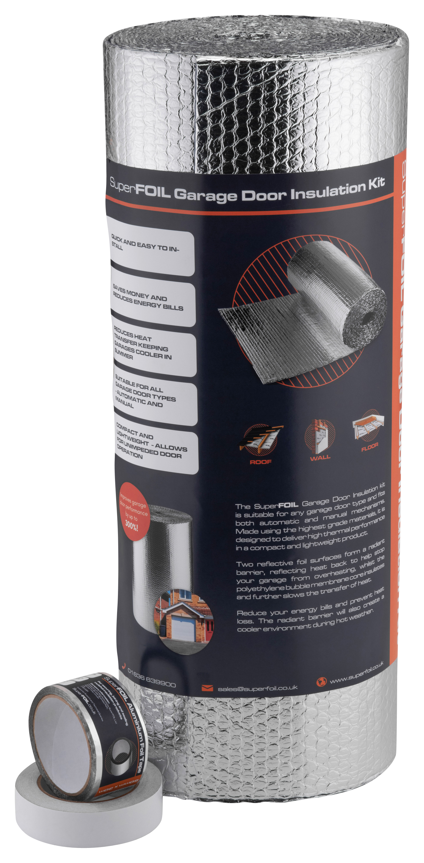 Image of SuperFOIL Garage Door Insulation Kit - 600mm x 10m