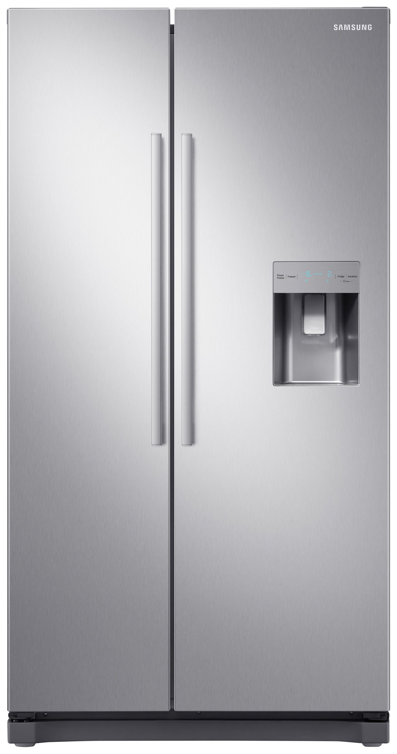 Samsung RS52N3313SL/EU Water Dispenser FRated American Fridge Freezer Aluminium Wickes.co.uk