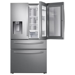 Image of SAMSUNG RS8000 RS67A8810S9/EU American-Style Fridge Freezer - Matte Stainless