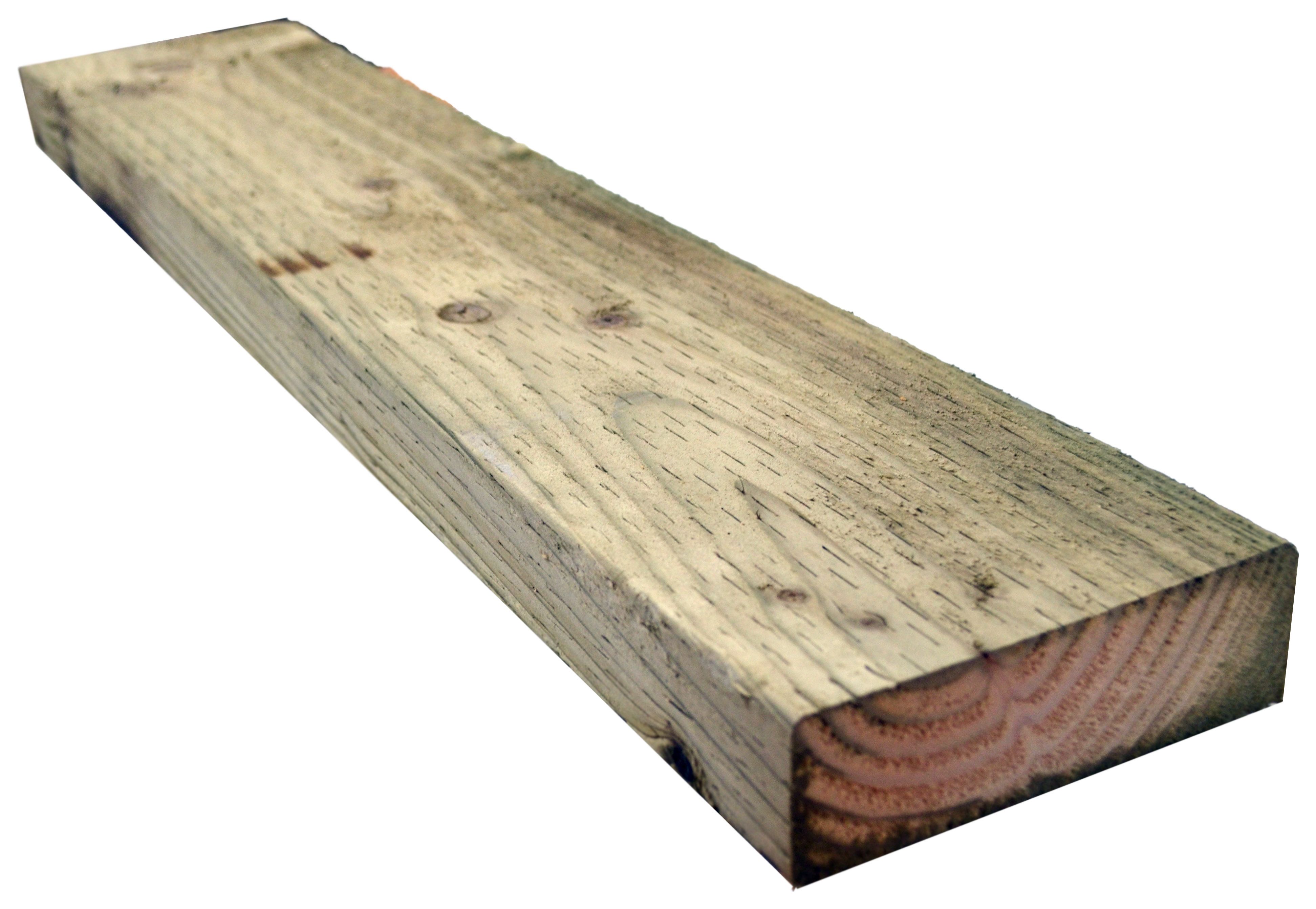 Image of Wickes Incised Exterior Grade Timber Joist 47 x 150mm x 2.4m