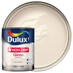 Dulux Non Drip Gloss Paint - Natural Calico - 750ml