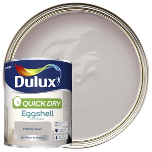 Dulux Quick Drying Eggshell Paint - Perfectly Taupe - 750ml