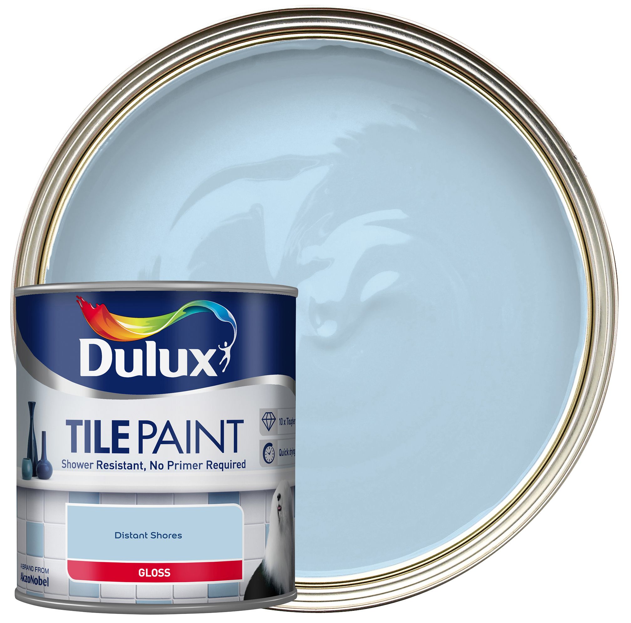 Image of Dulux Tile Paint - Distant Shores - 600ml