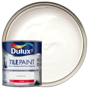 Dulux Tile Paint - Pure Brilliant White - 600ml