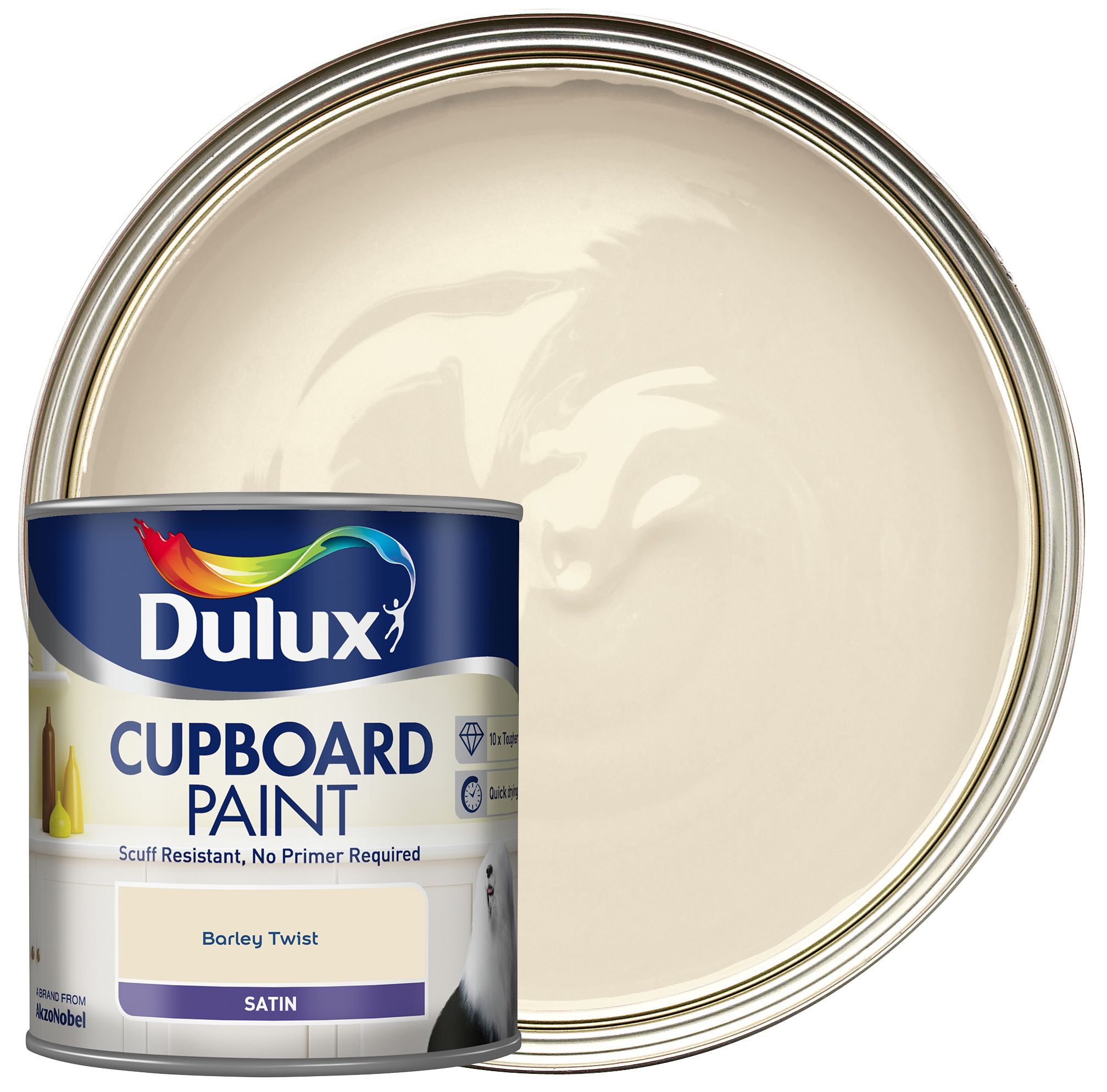 Image of Dulux Cupboard Paint - Barley Twist - 600ml