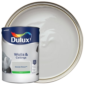 Dulux Silk Emulsion Paint - Goose Down - 5L