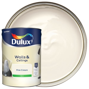 Dulux Silk Emulsion Paint - Fine Cream - 5L
