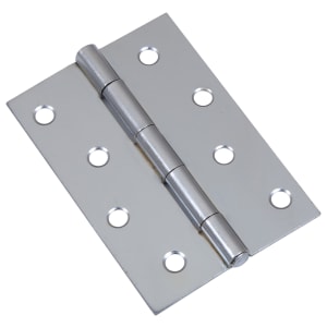 Butt Hinge Zinc Plated 102mm - Pack of 2
