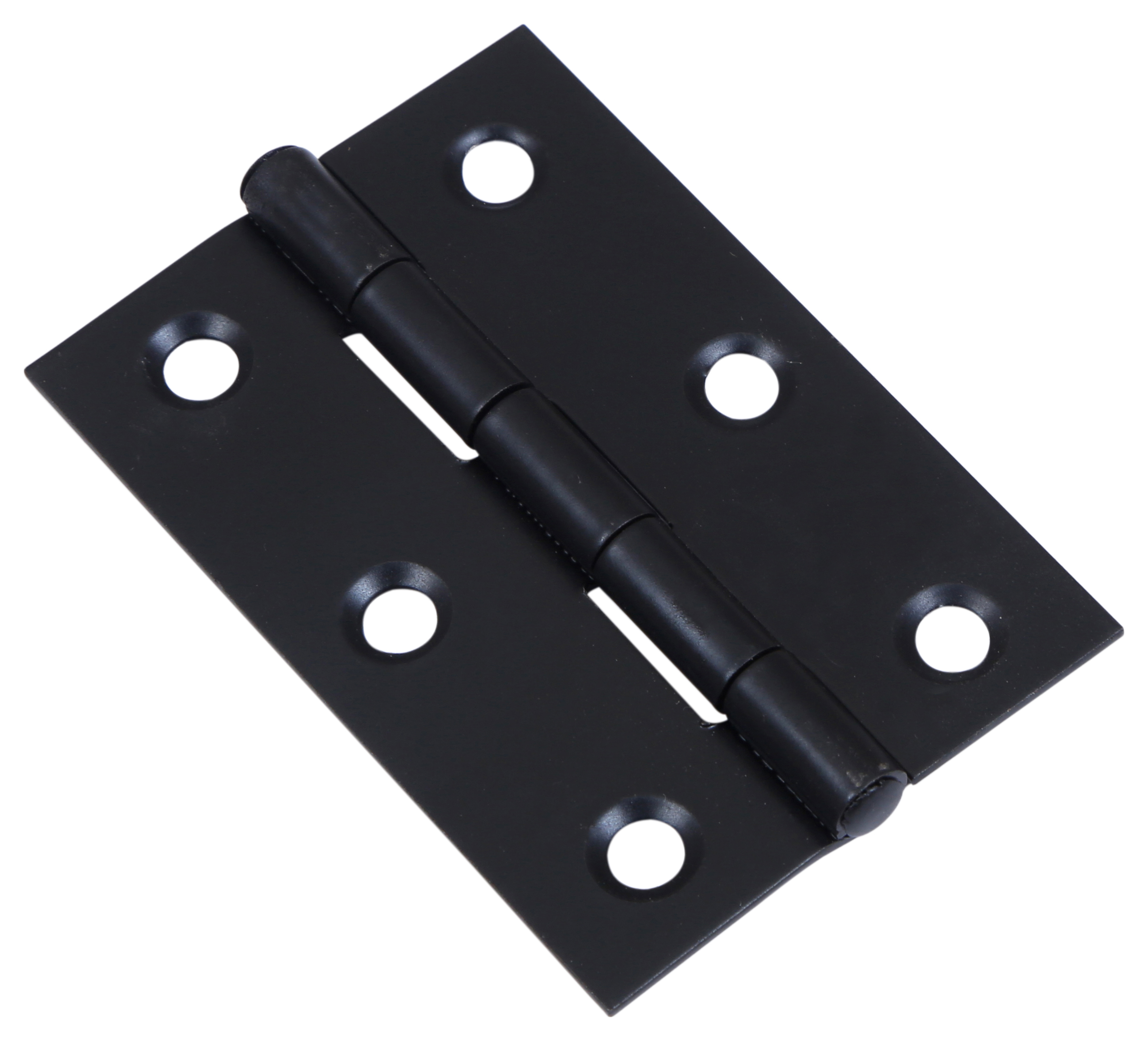 Wickes Matt Black Butt Hinge - 76mm - Pack of 2