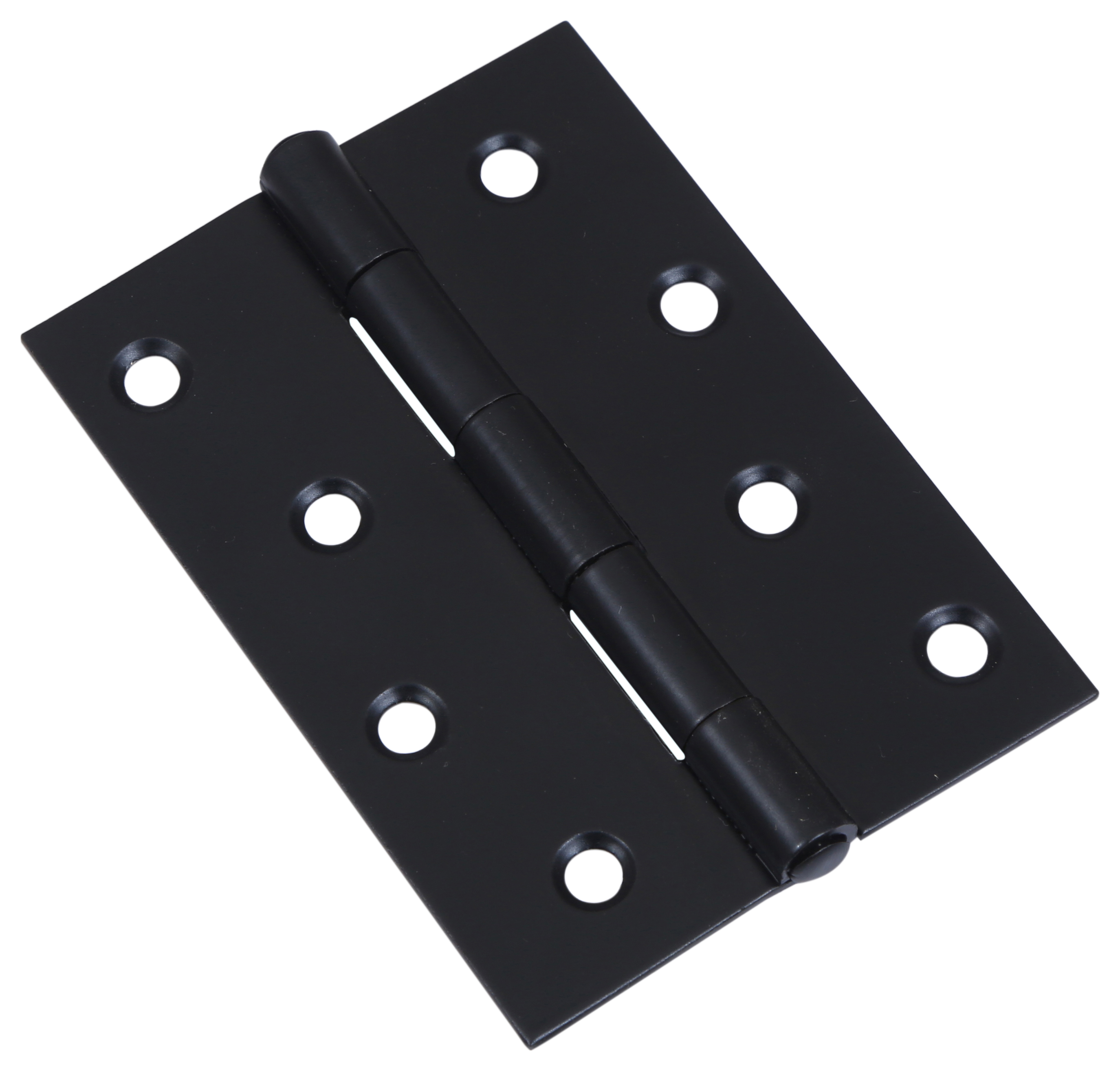 Butt Hinge Matt Black 102mm - Pack of 2