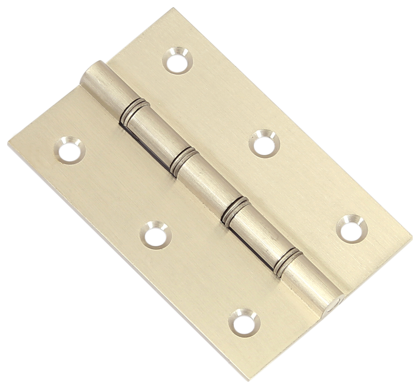 Butt Hinge Double Steel Washered Satin Nickel 76mm - Pack of 2