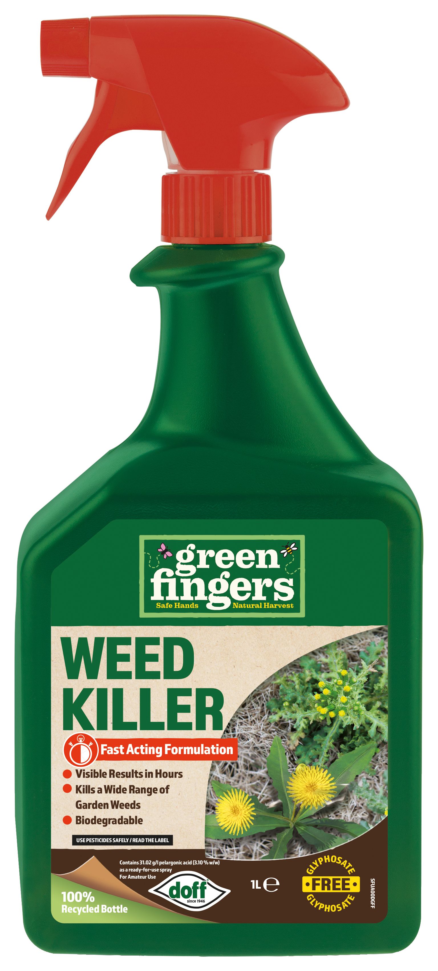 Image of Doff Green Fingers Weed Killer - 1L