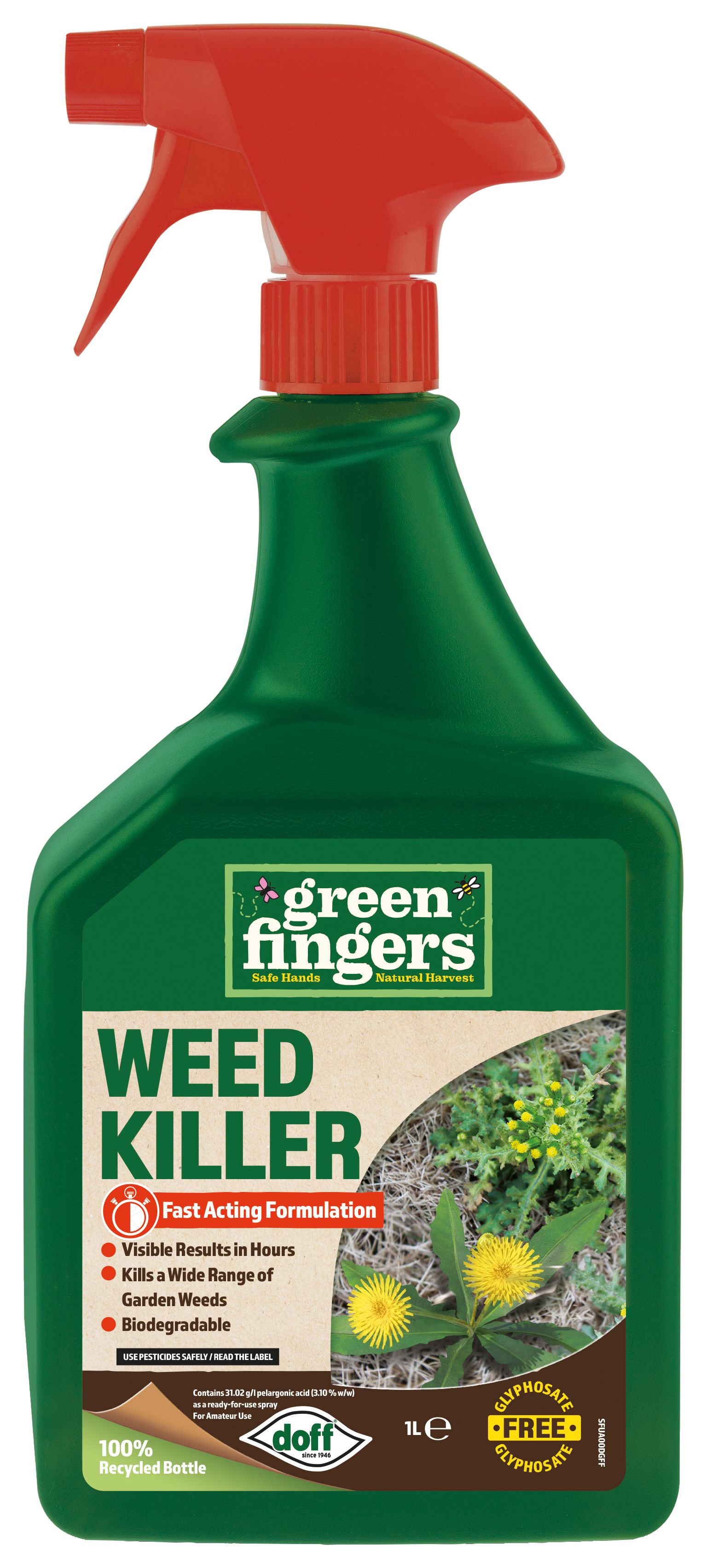 Doff Green Fingers Weed Killer - 1L