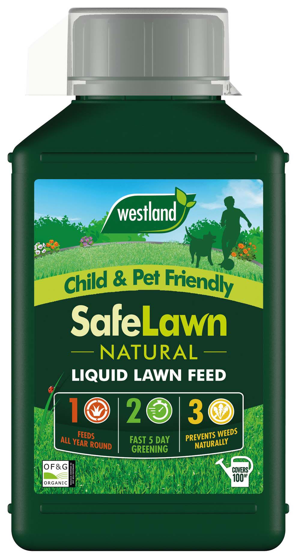 Offer Wickes Westland Safe Liquid Lawn Feed 1L Wickes