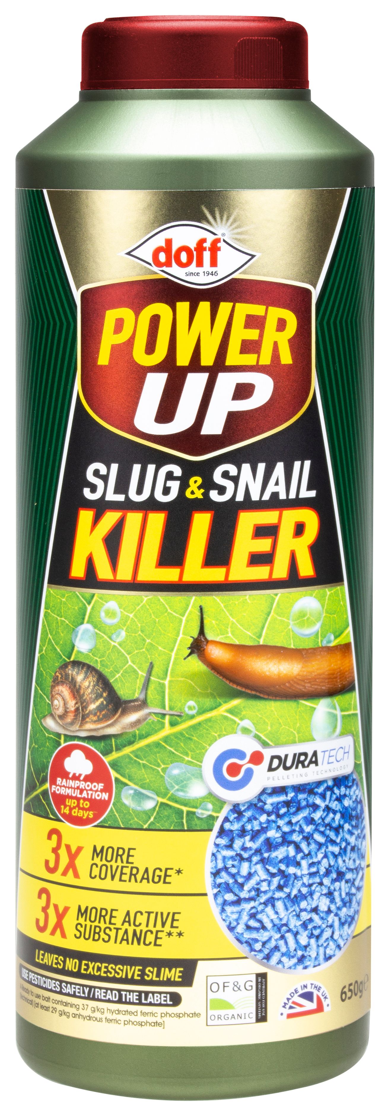 Doff Power Up Slug & Snail Killer - 650g