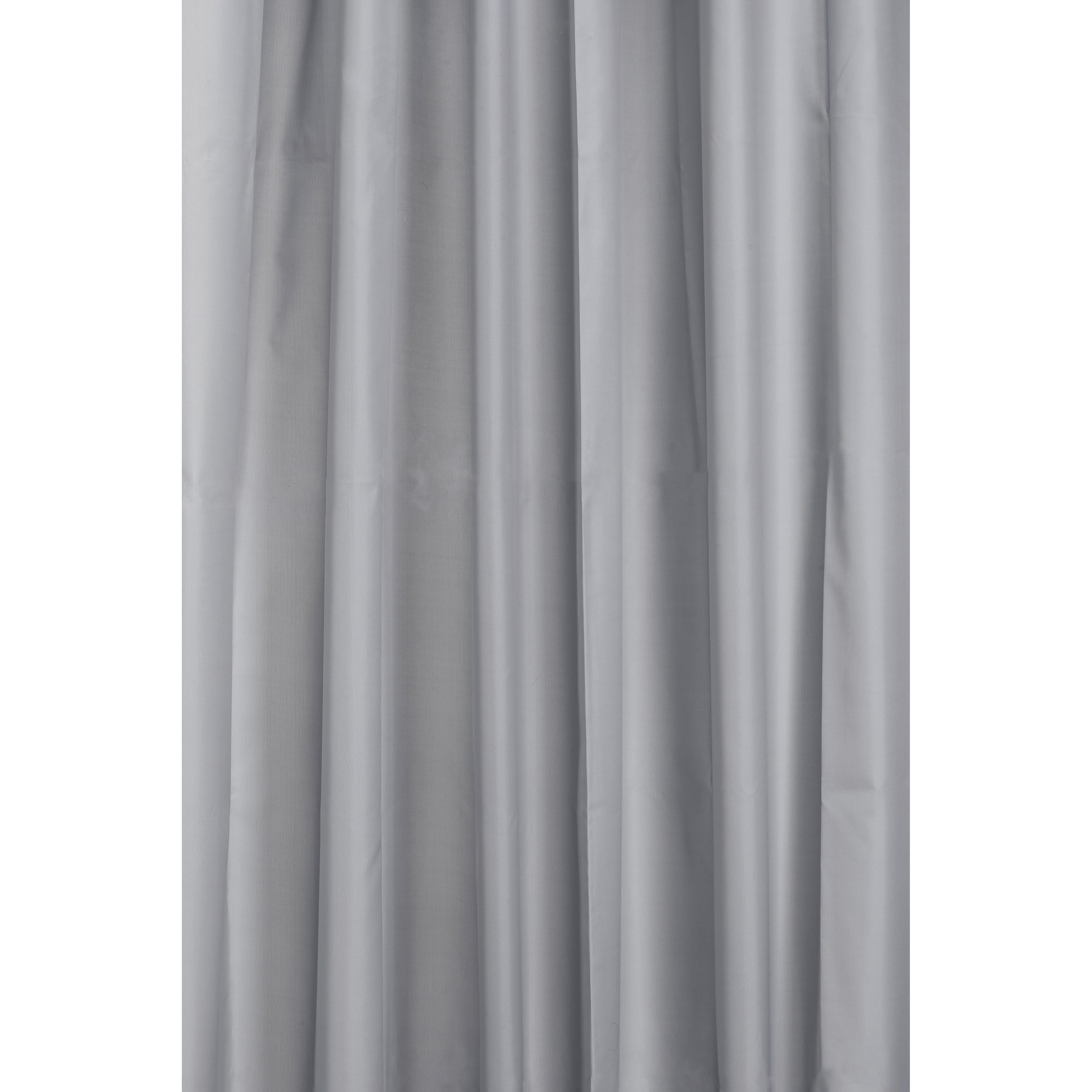 Image of Croydex Textile Shower Curtain - Grey