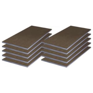 Wickes 10mm Tile Backer Board Floor Kit - 1200 x 600mm (10 boards)