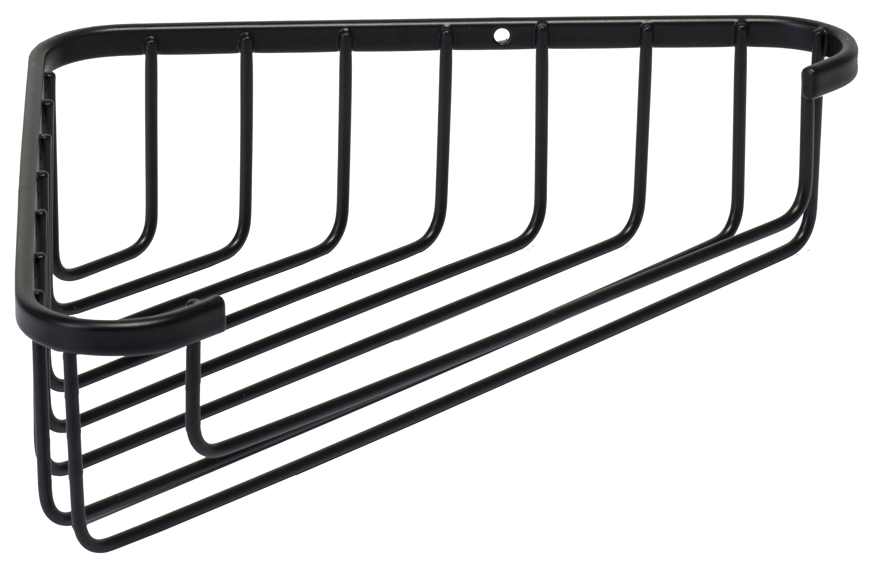 Croydex Black Corner Basket - 280mm