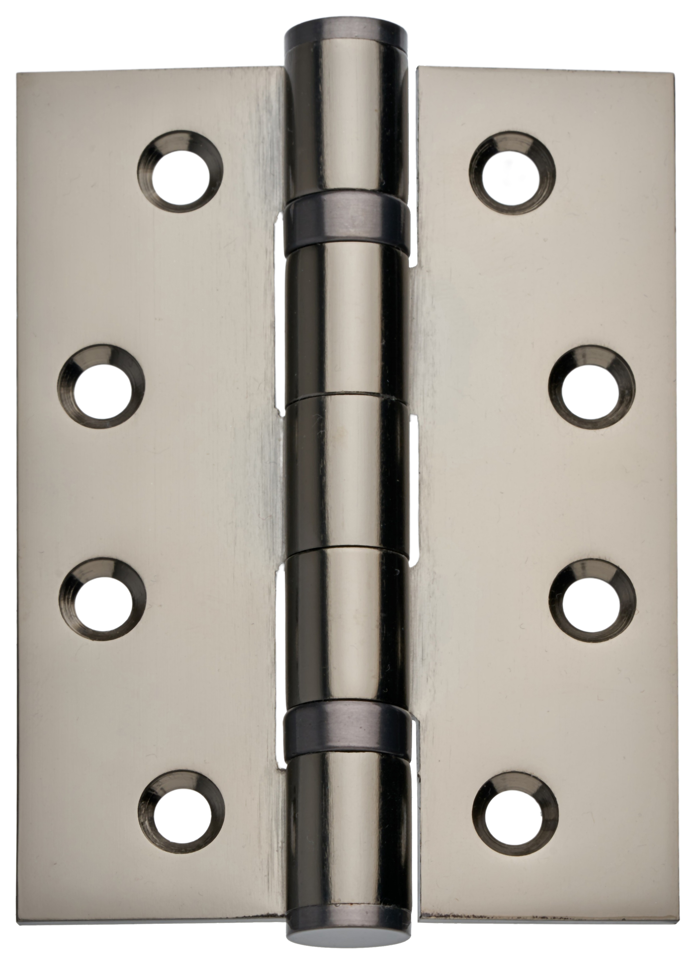 Wickes Black Nickel Ball Bearing Hinge - 102mm - Pack of 3