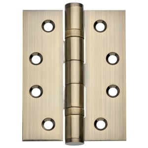 Ball Bearing Hinge Stainless Steel Antique Brass 102mm - Pack of 3